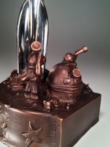 2018 Hugo Award Trophy by Sara Felix and Vincent Villafranca